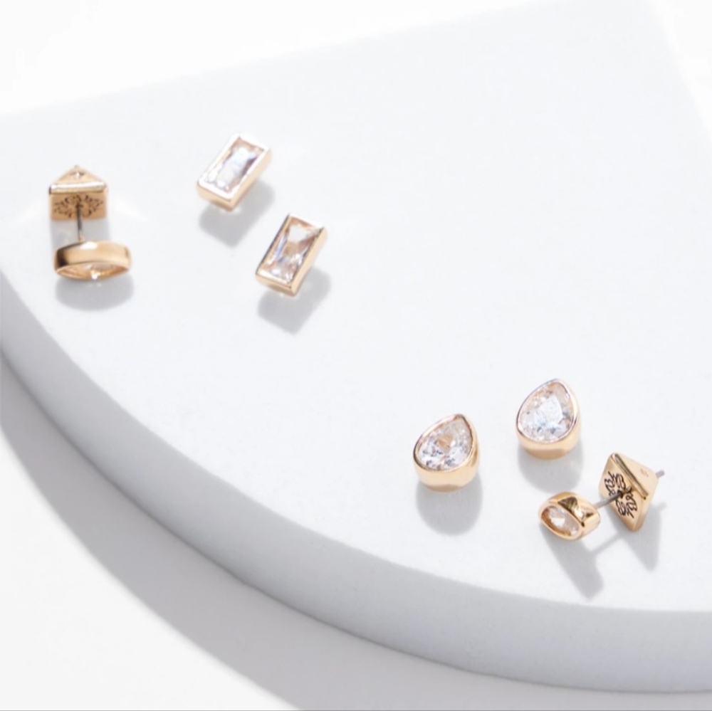 Host Pick! WHBM 3 Pairs Stud Earrings NEW - Picture 5 of 10